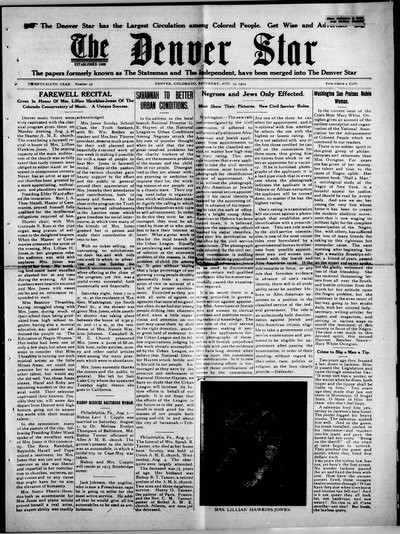 Denver Star, Aug 15, 1914