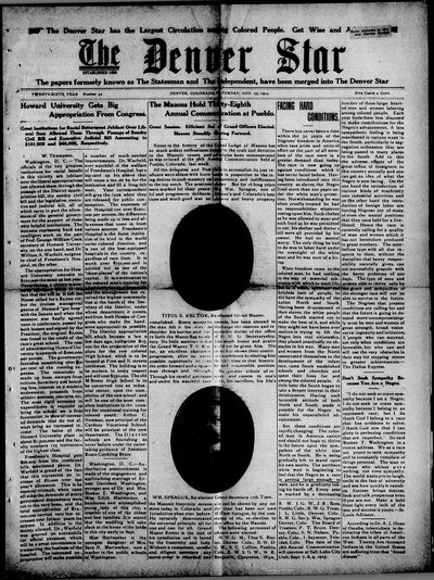 Denver Star, Aug 22, 1914