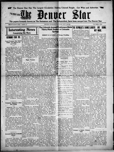 Denver Star, Sep 26, 1914