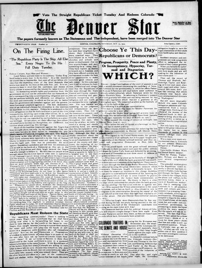 Denver Star, Oct 31, 1914
