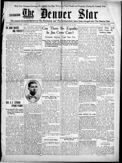 Denver Star, Dec 26, 1914