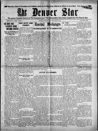 Denver Star, Feb 20, 1915