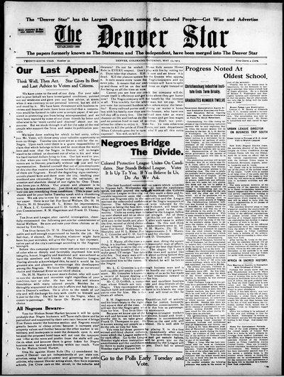 Denver Star, May 15, 1915