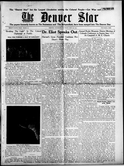 Denver Star, May 29, 1915