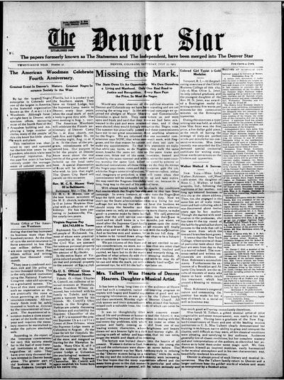 Denver Star, Jul 31, 1915