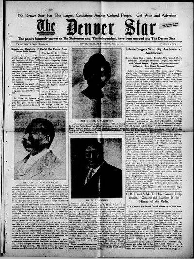 Denver Star, Aug 14, 1915