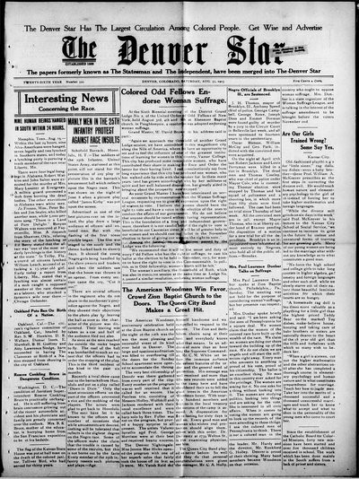 Denver Star, Aug 21, 1915