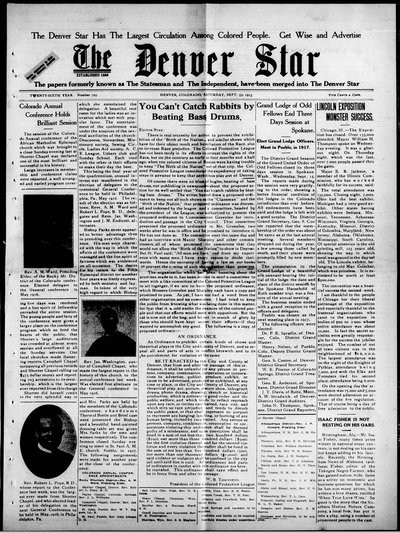 Denver Star, Sep 25, 1915