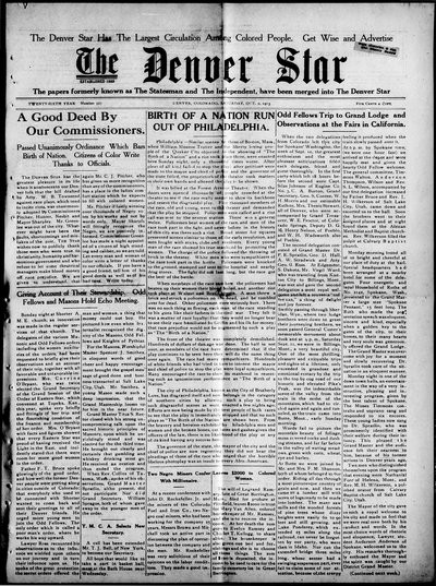 Denver Star, Oct 9, 1915
