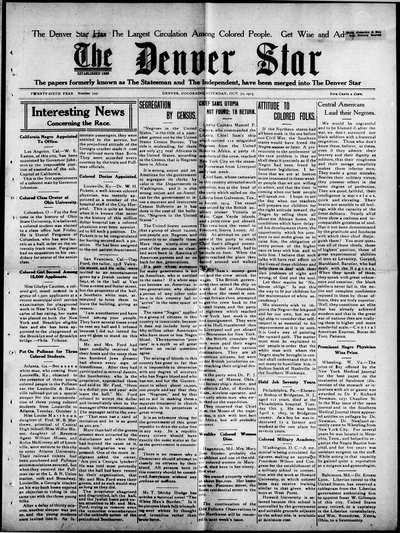Denver Star, Oct 23, 1915