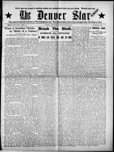 Denver Star, Feb 26, 1916