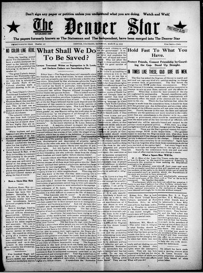 Denver Star, Mar 18, 1916
