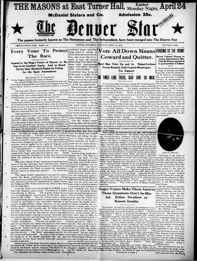 Denver Star, Apr 15, 1916