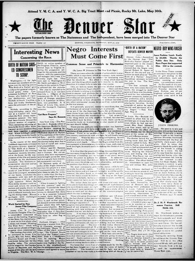 Denver Star, May 27, 1916