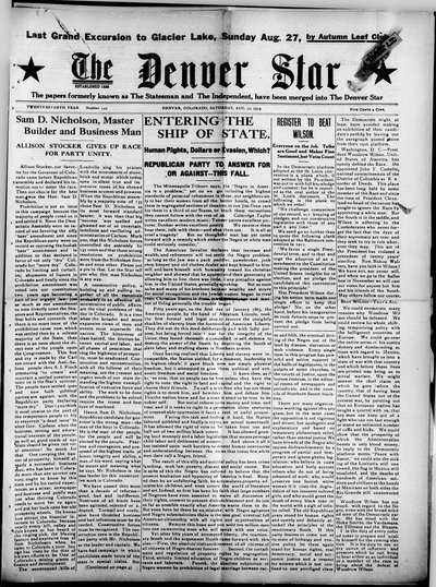 Denver Star, Aug 19, 1916