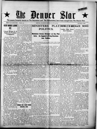 Denver Star, Aug 26, 1916