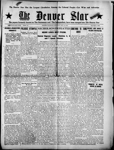 Denver Star, Sep 16, 1916