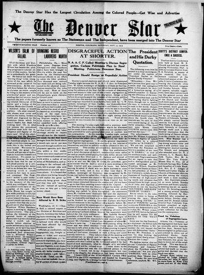 Denver Star, Sep 23, 1916