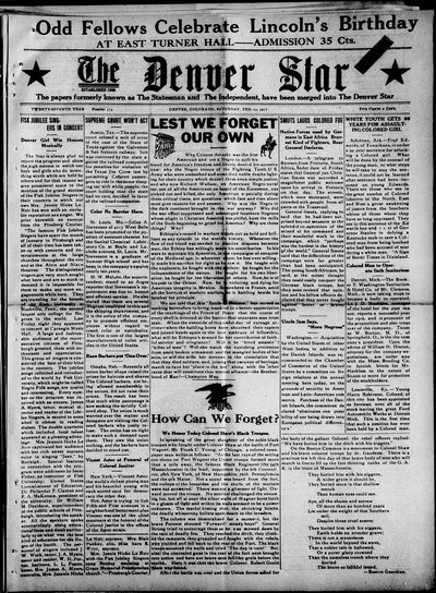 Denver Star, Feb 10, 1917