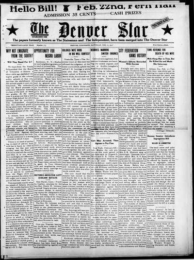 Denver Star, Feb 17, 1917
