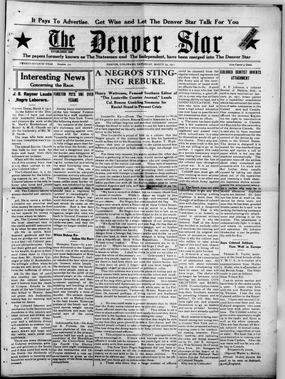 Denver Star, Mar 24, 1917