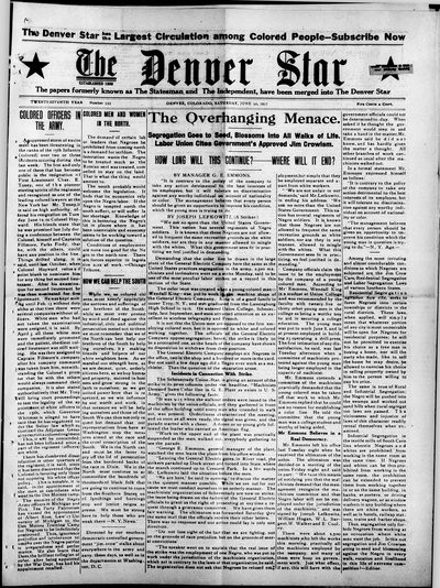 Denver Star, Jun 30, 1917