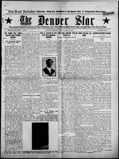 Denver Star, Aug 25, 1917