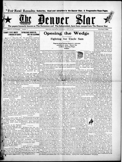 Denver Star, Oct 20, 1917
