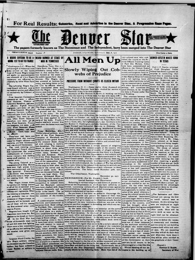 Denver Star, Dec 8, 1917