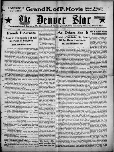 Denver Star, Dec 22, 1917