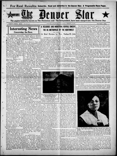 Denver Star, Mar 16, 1918