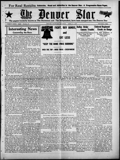 Denver Star, Apr 27, 1918