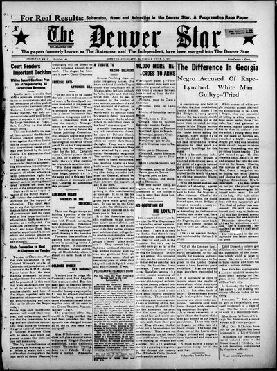 Denver Star, Jun 8, 1918
