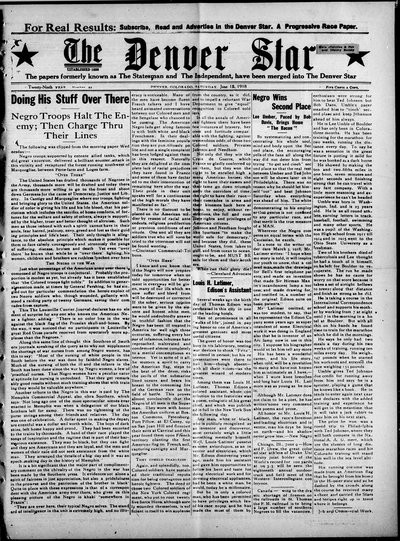Denver Star, Jun 15, 1918