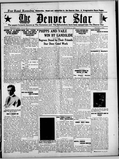 Denver Star, Sep 14, 1918