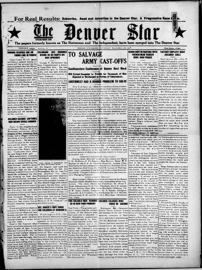 Denver Star, Sep 28, 1918