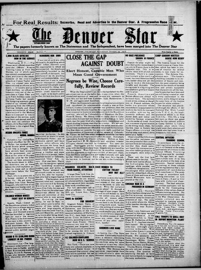 Denver Star, Oct 19, 1918