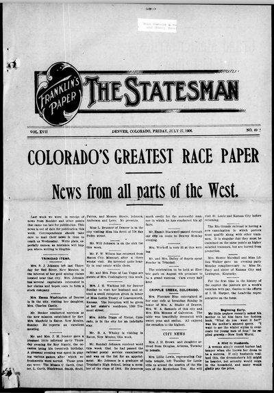 Denver Star, Jul 27, 1906