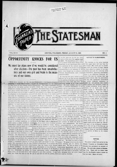 Denver Star, Aug 31, 1906