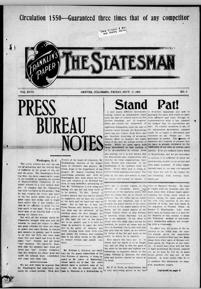 Denver Star, Sep 21, 1906