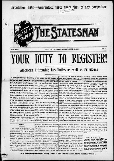 Denver Star, Sep 28, 1906