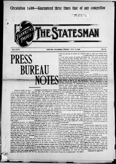 Denver Star, Nov 23, 1906