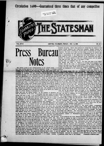 Denver Star, Dec 14, 1906