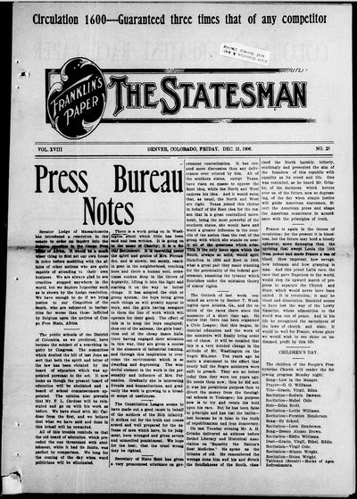 Denver Star, Dec 21, 1906