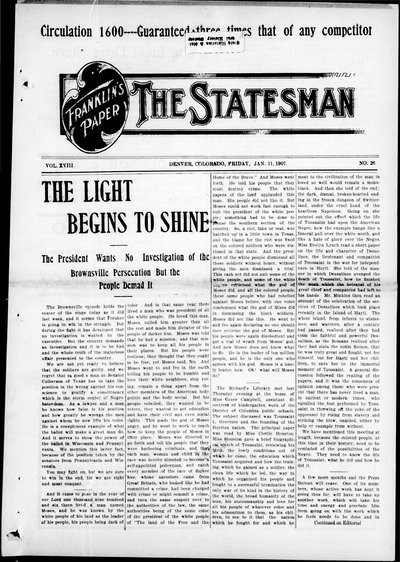 Denver Star, Jan 11, 1907