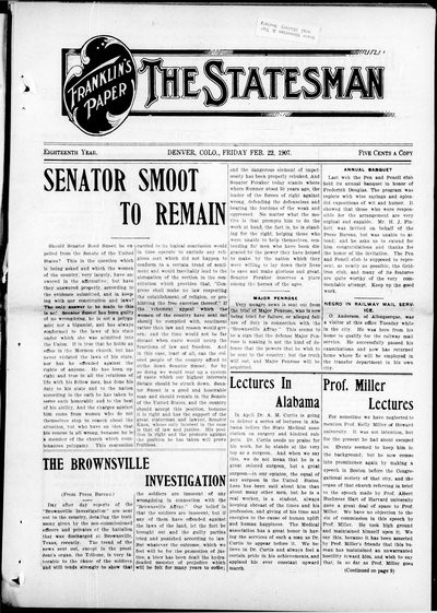 Denver Star, Feb 22, 1907