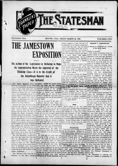 Denver Star, Mar 22, 1907