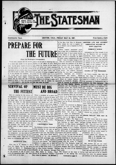 Denver Star, May 24, 1907