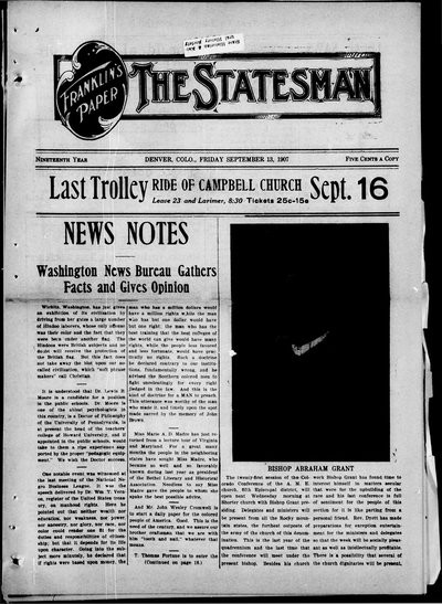 Denver Star, Sep 13, 1907