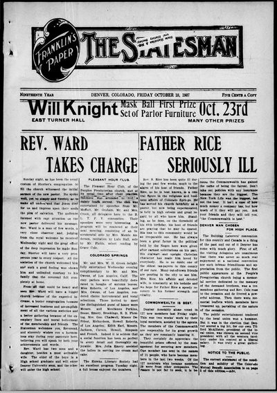 Denver Star, Oct 18, 1907